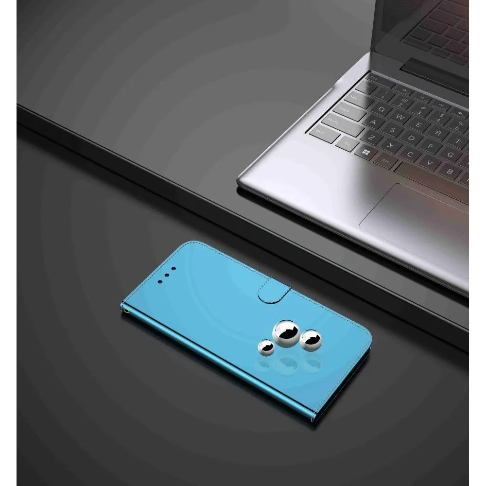 Mirror Motorola Moto G52 flip case - Blue