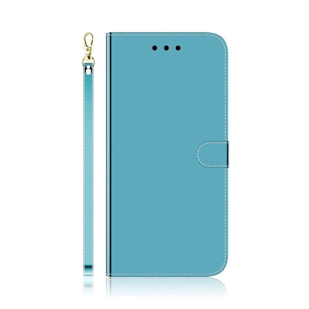 Mirror Motorola Moto G52 flip case - Blue