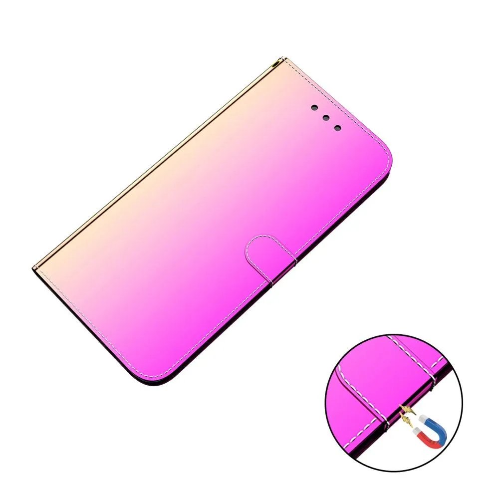 Mirror Nokia C10 / C20 flip case - Rose