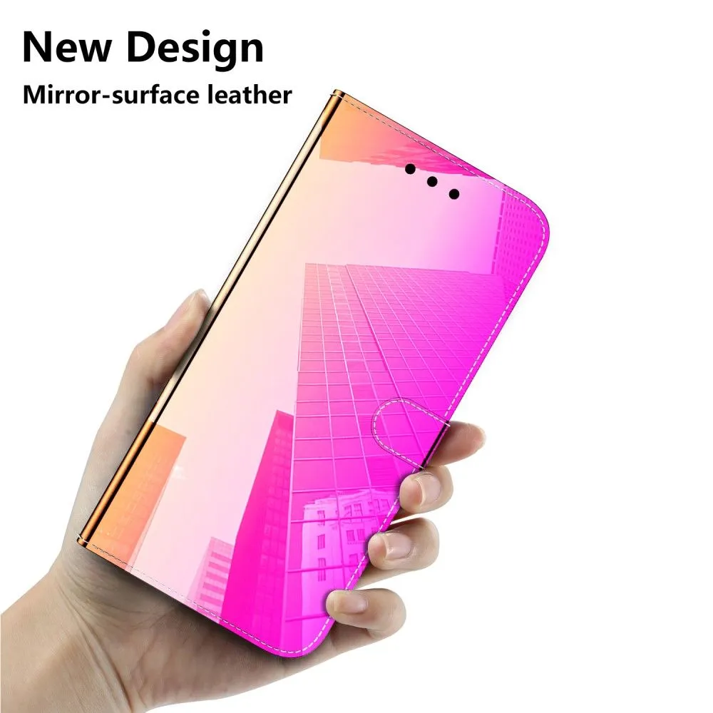 Mirror Nokia C10 / C20 flip case - Rose
