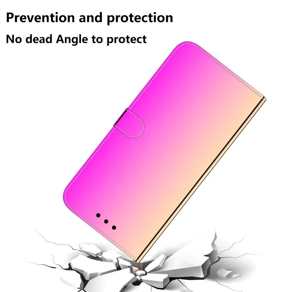 Mirror Nokia C10 / C20 flip case - Rose