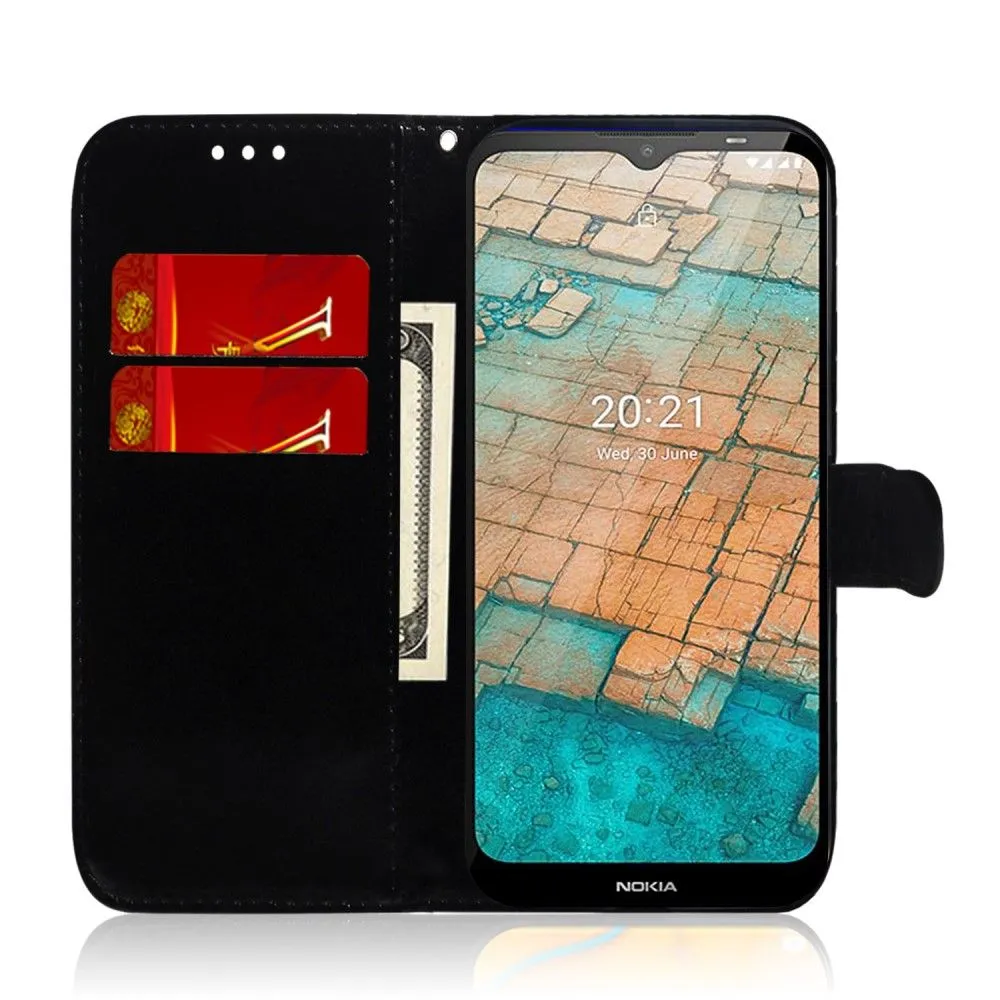 Mirror Nokia C10 / C20 flip case - Rose