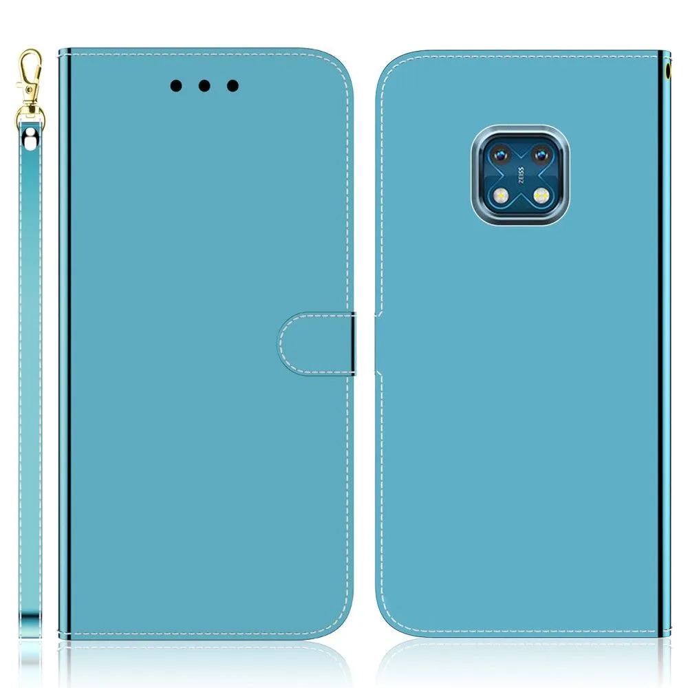Mirror Nokia XR20 flip case - Blue