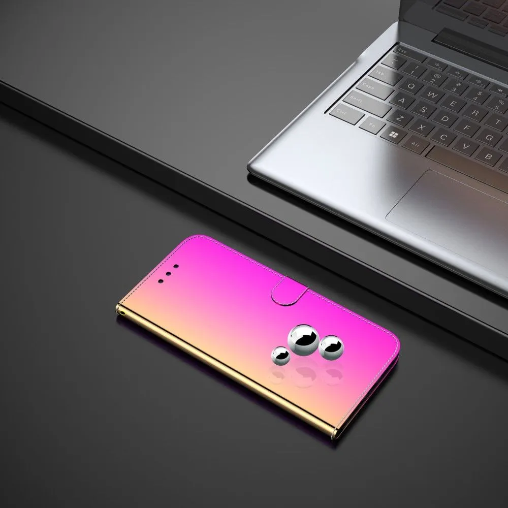 Mirror OnePlus 10 Pro flip case - Rose