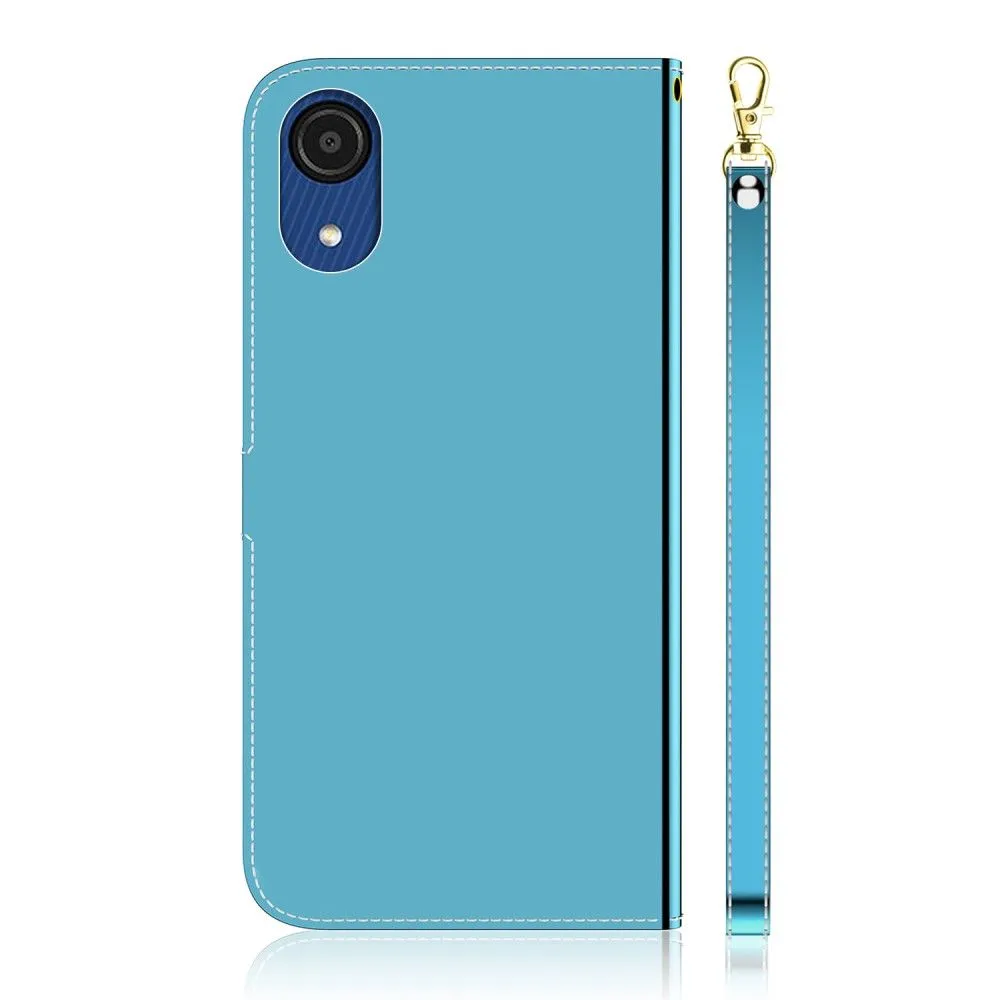 Mirror Samsung Galaxy A03 Core flip case - Blue