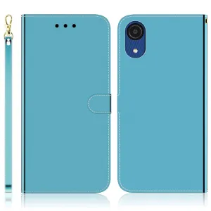 Mirror Samsung Galaxy A03 Core flip case - Blue