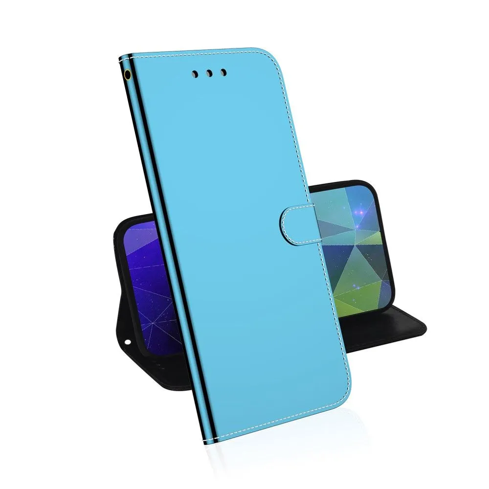 Mirror Samsung Galaxy A03 Core flip case - Blue