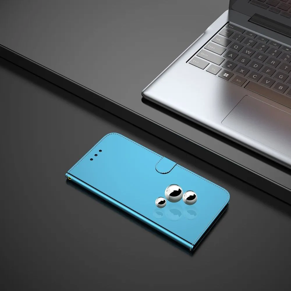 Mirror Samsung Galaxy A03 Core flip case - Blue