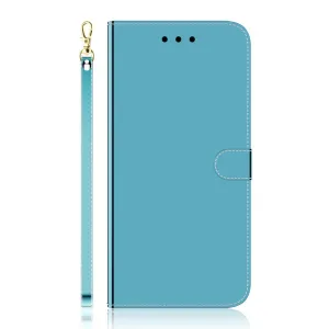 Mirror Samsung Galaxy A13 5G flip case - Blue
