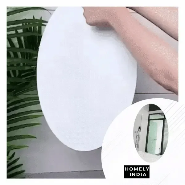 Mirror Wall Sticker Oval Shape