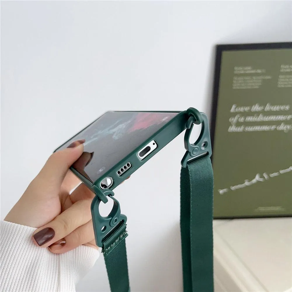 Mobile Phone Crossbody Lanyard Case For Samsung SmartPhone Cover