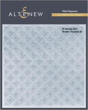 Mod Squares 3D Embossing Folder