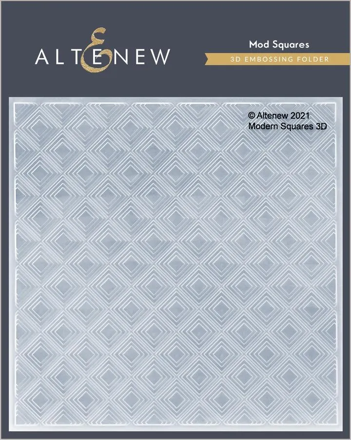 Mod Squares 3D Embossing Folder