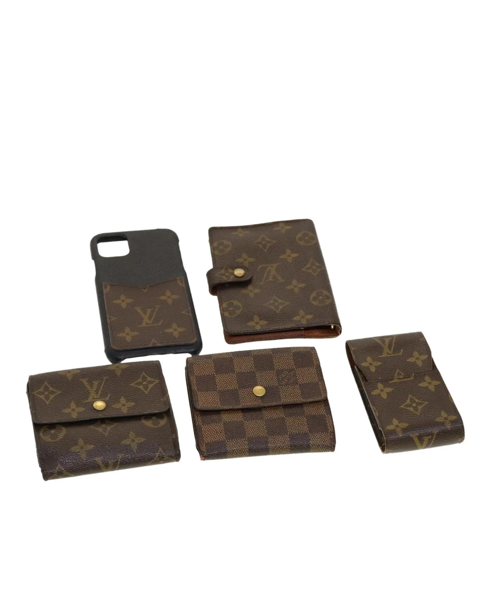 Monogram Canvas iPhone Wallet Case & Day Planner Cover Set