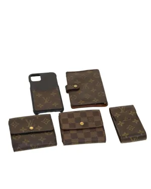 Monogram Canvas iPhone Wallet Case & Day Planner Cover Set