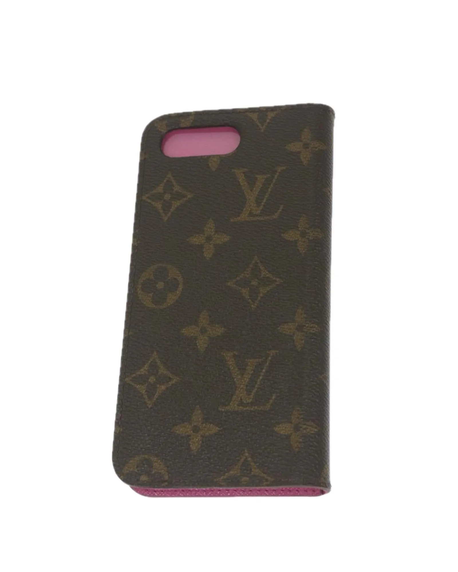 Monogram iPhone Case Set with Blue and Pink Accents