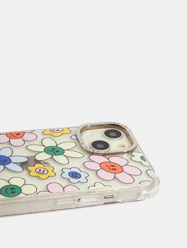 Moody Flowers Shock iPhone Case
