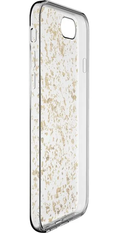 Morning Sparkle | Rose and Gold Flaked Clear Case
