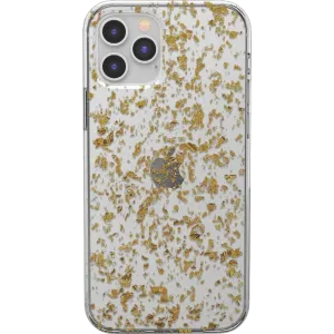 Morning Sparkle | Rose and Gold Flaked Clear Case