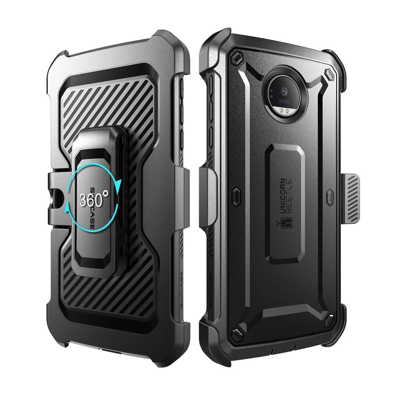 Moto Z Unicorn Beetle Pro Holster Case-Black