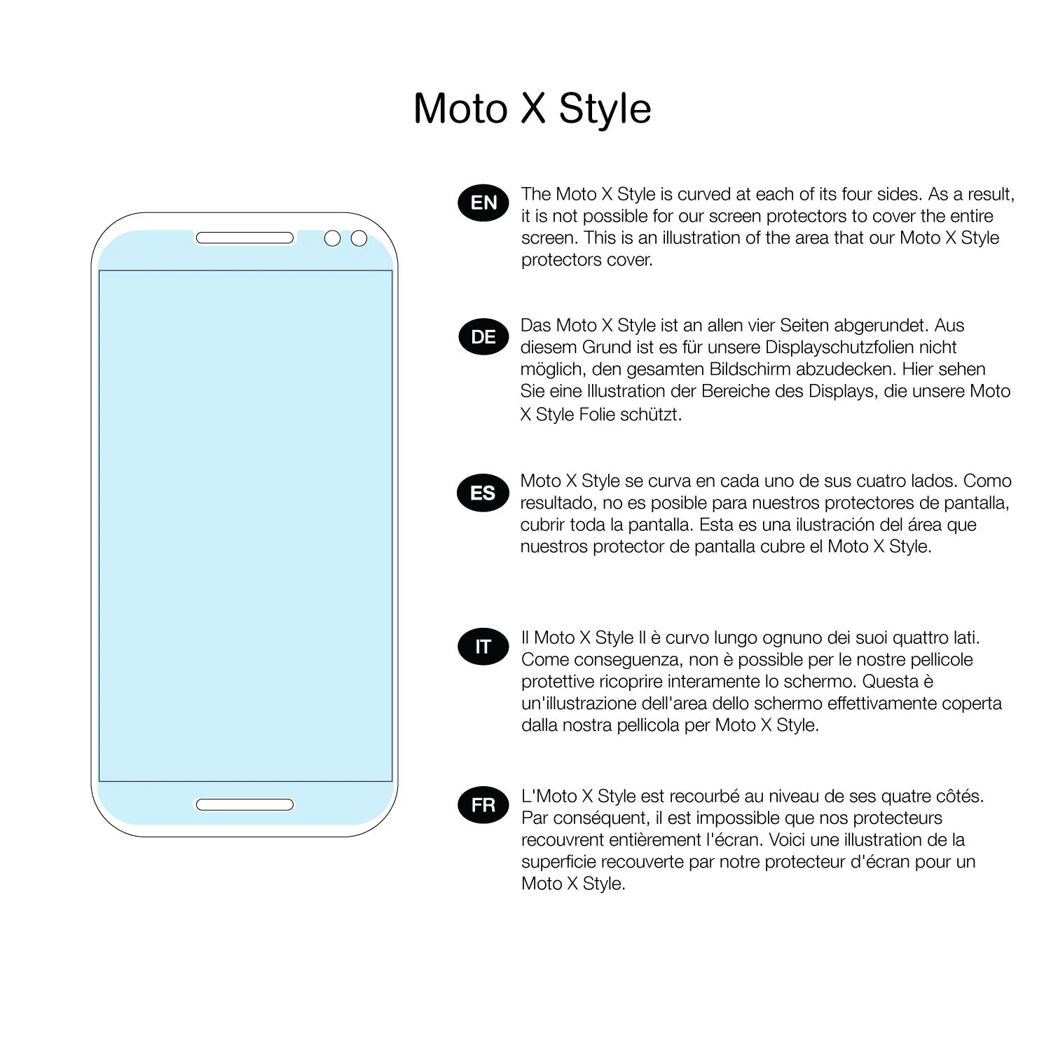 Motorola Moto X Style Screen Protector (Matte, Anti-Glare)