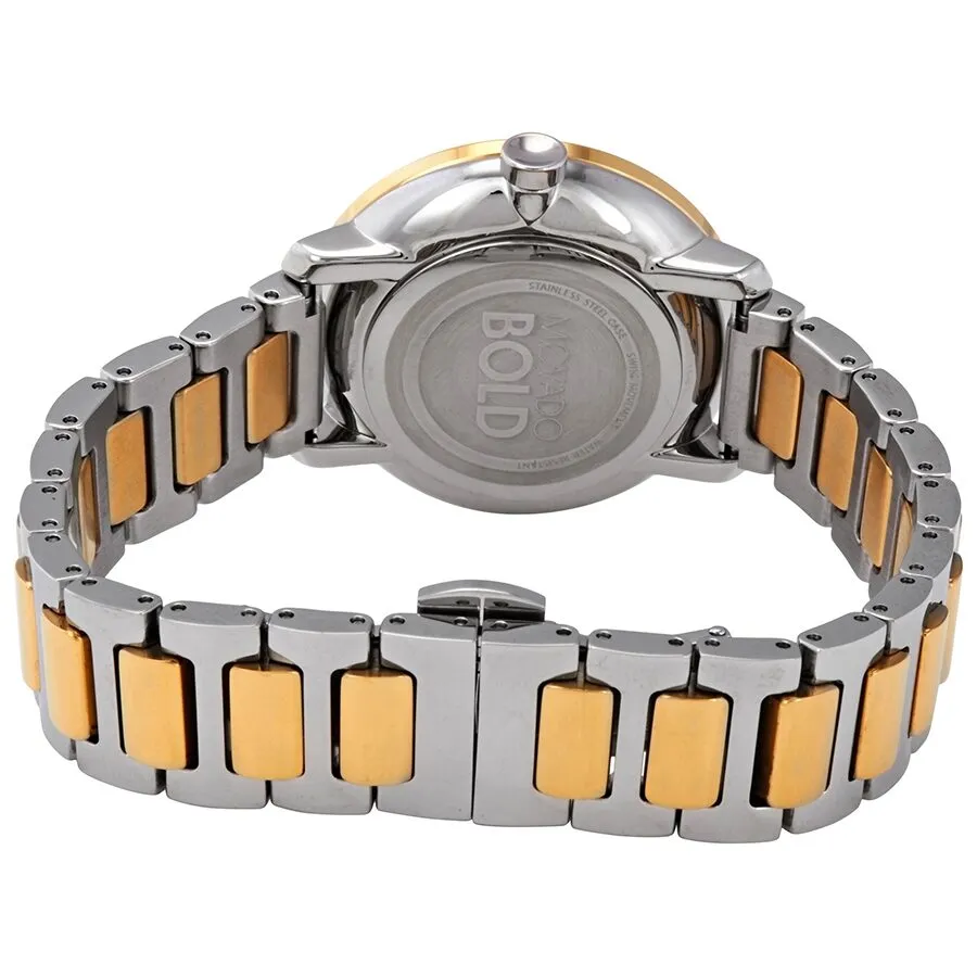 Movado Bold Quartz Silver Dial Two-tone Ladies Watch 3600519