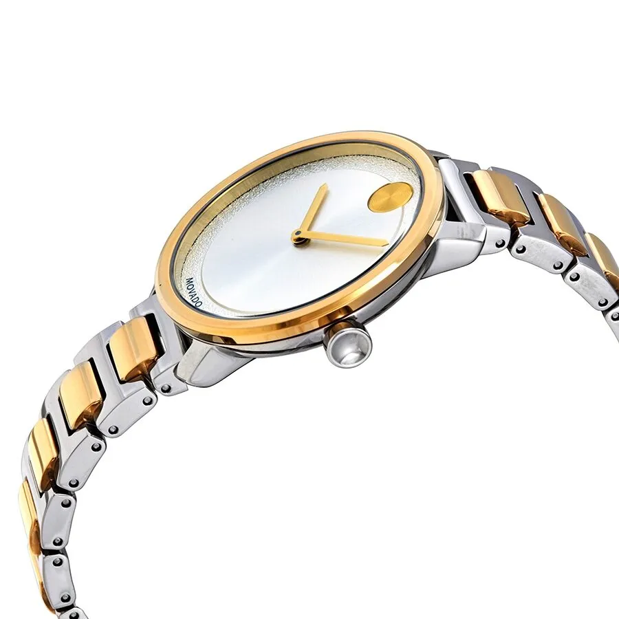 Movado Bold Quartz Silver Dial Two-tone Ladies Watch 3600519