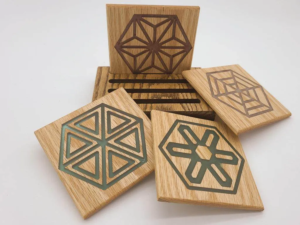 Multi-hex Coasters