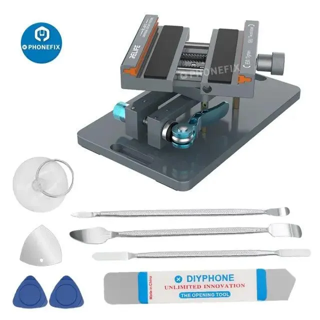 Multi-Purpose Rotatable Holder Fixture Back Rear Glass Remover For iPhone