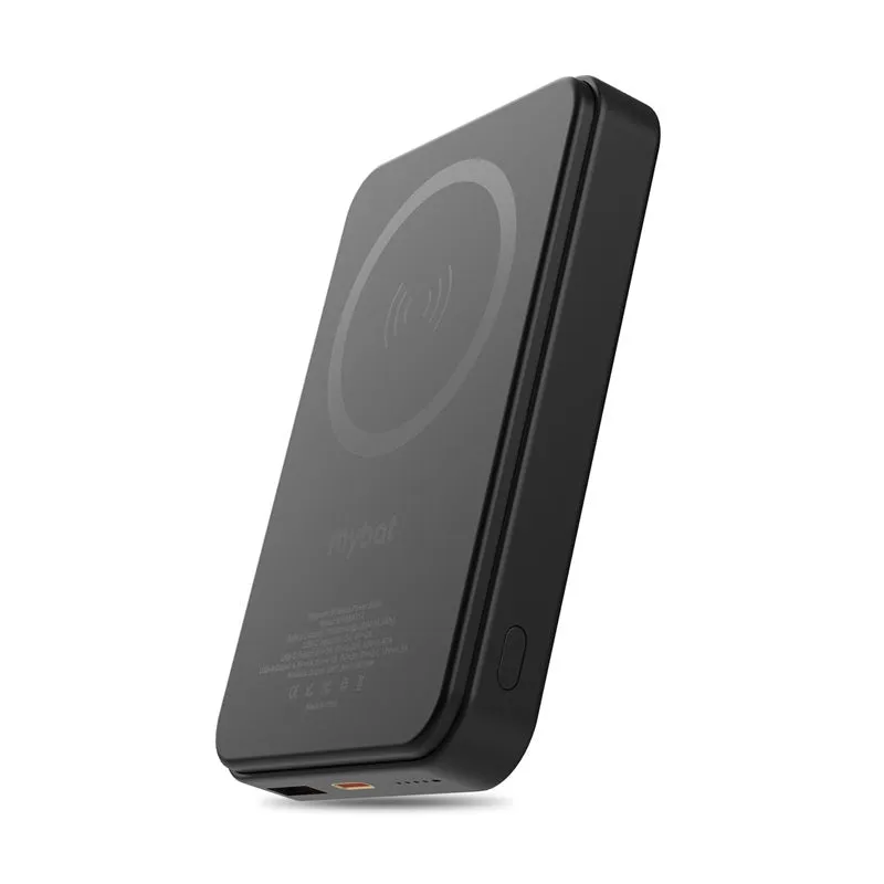 MyBat Design Lab 10000mAh Magnetic Wireless Power Bank - Black - Aloha