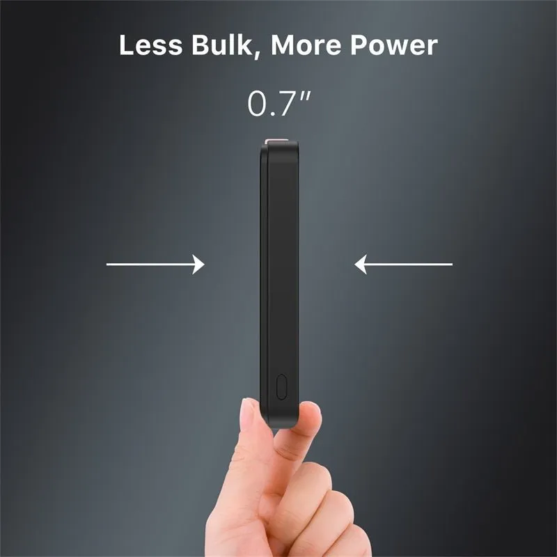 MyBat Design Lab 10000mAh Magnetic Wireless Power Bank - Black - Aloha