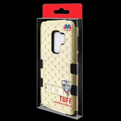 MyBat FullStar TUFF Series Case (with Stand) for Samsung Galaxy S9 Plus - Gold / Black