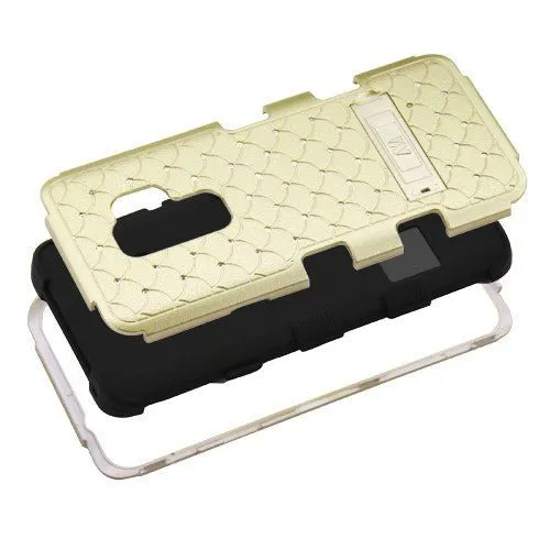 MyBat FullStar TUFF Series Case (with Stand) for Samsung Galaxy S9 Plus - Gold / Black