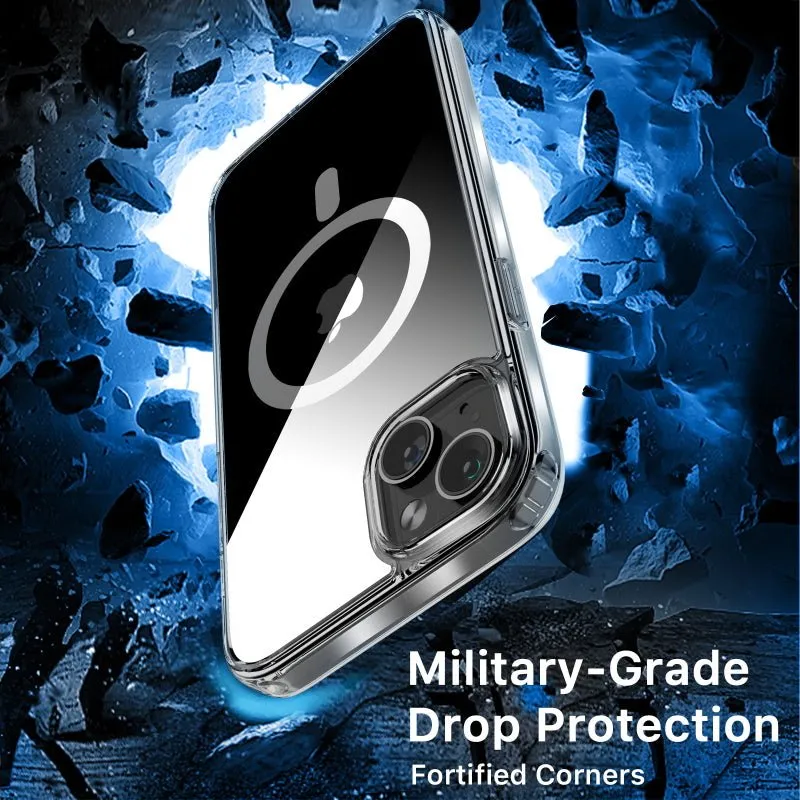 MyBat Pro Gummy Clear Case Compatible with MagSafe for Apple iPhone 14 Plus (6.7) - Transparent