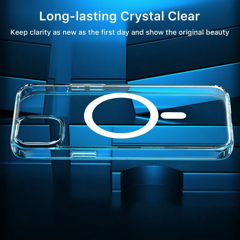 MyBat Pro Gummy Clear Case Compatible with MagSafe for Apple iPhone 14 Plus (6.7) - Transparent