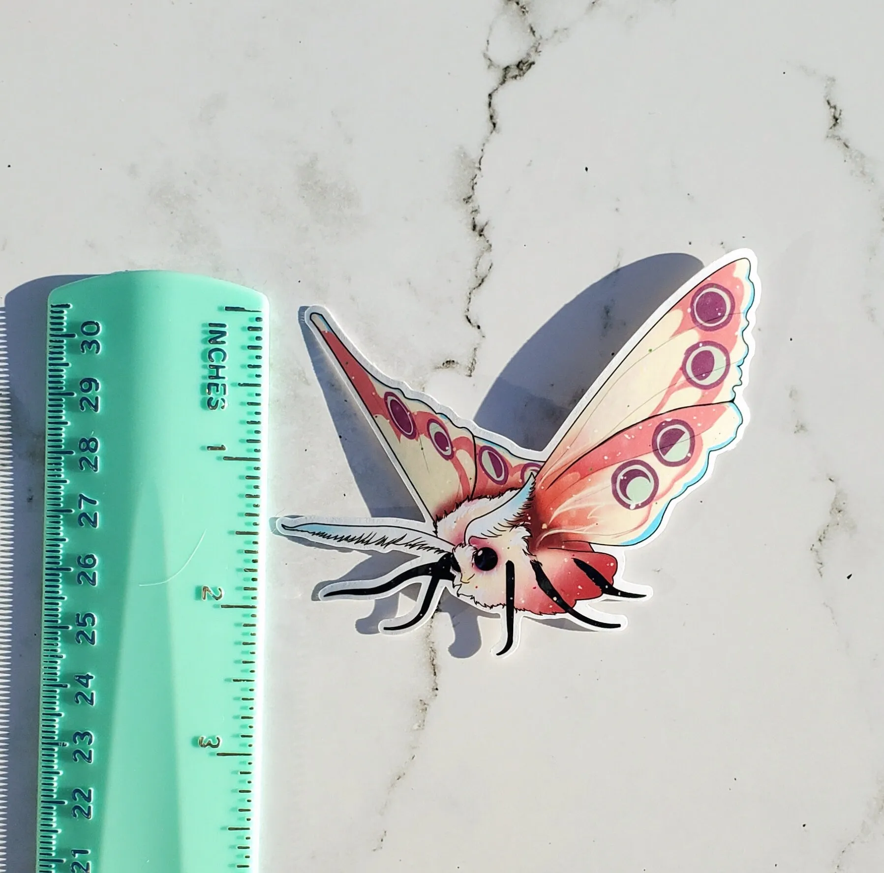Mystic Moth Sticker Pink