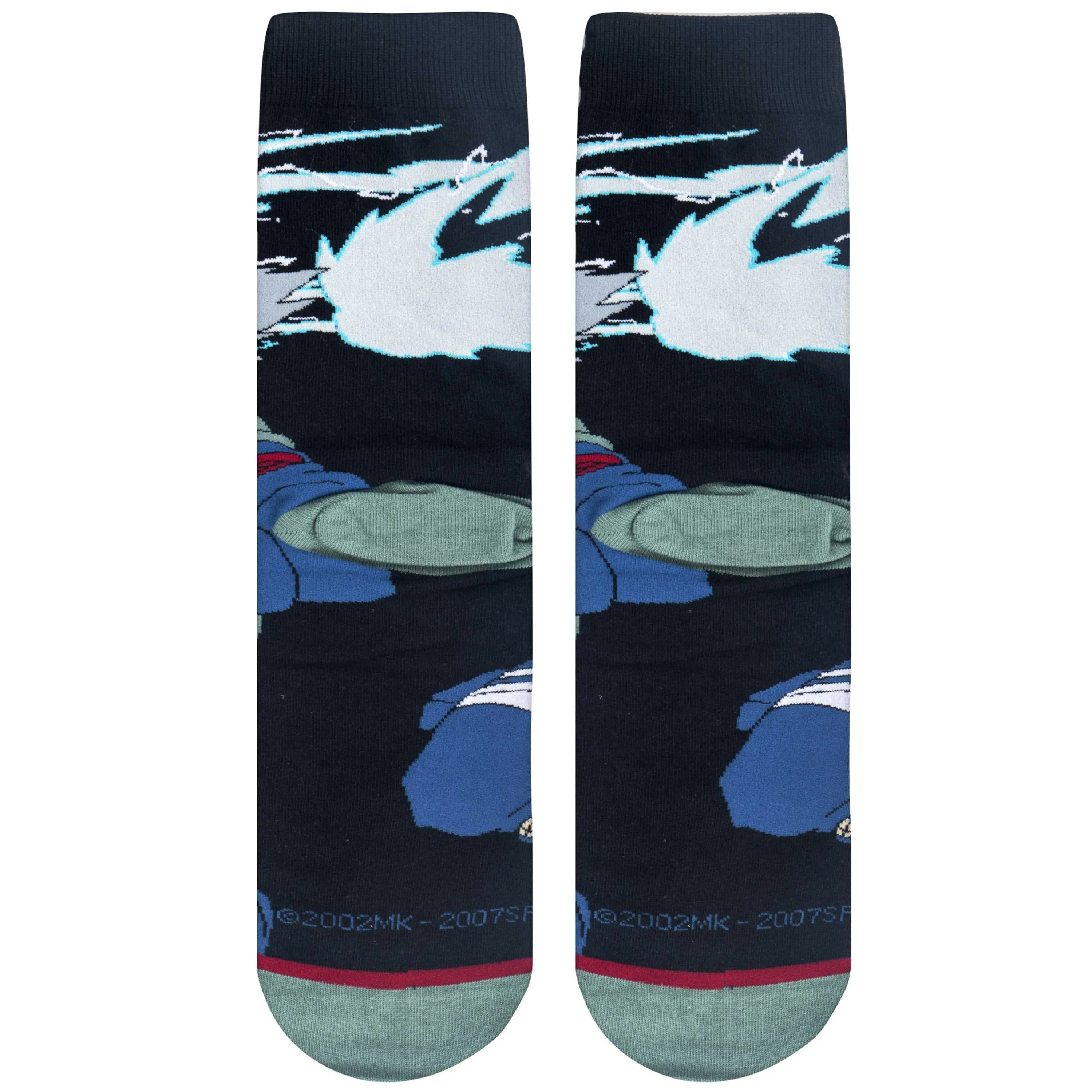 Naruto Shipuden Kakashi Hatake Unisex 360 Character Socks