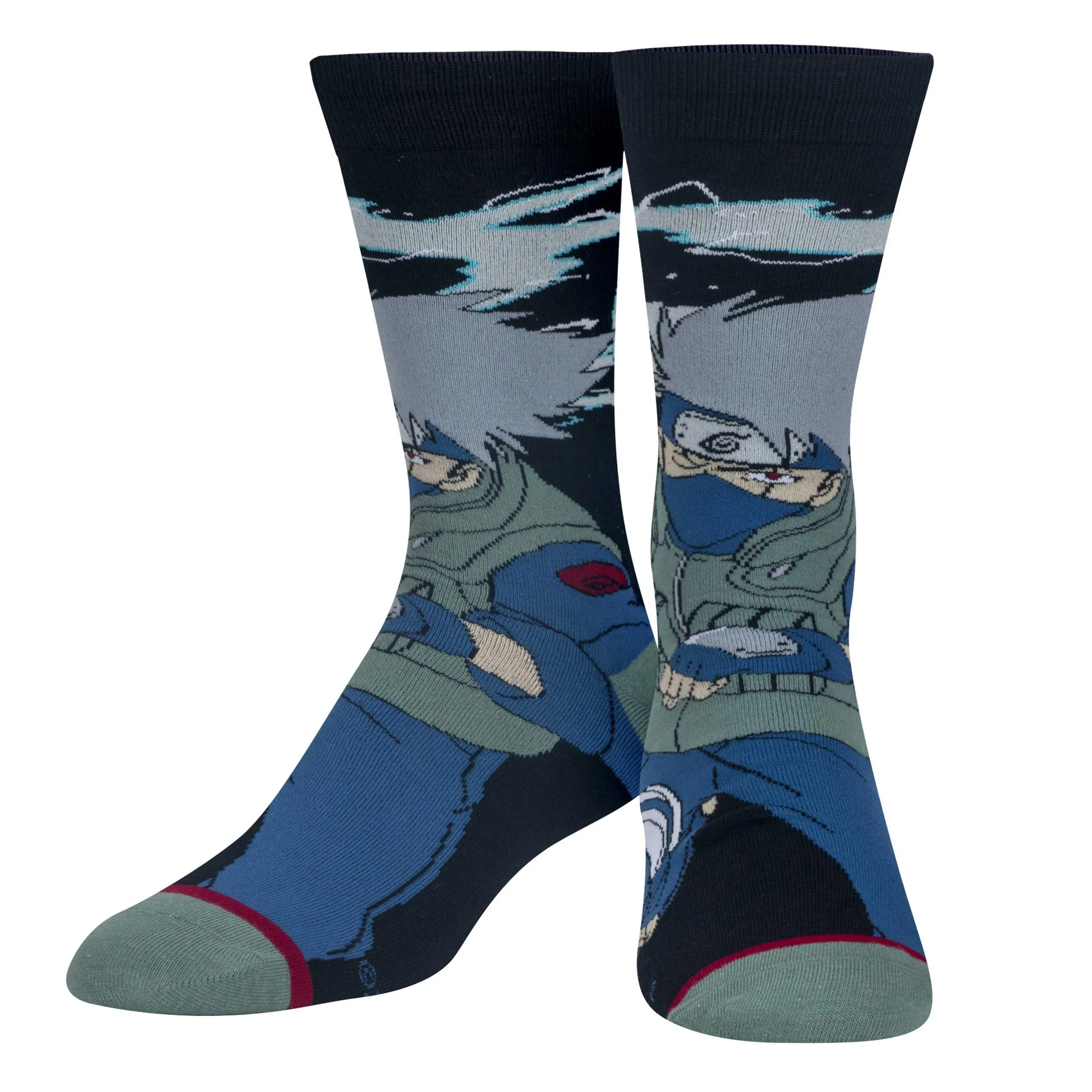 Naruto Shipuden Kakashi Hatake Unisex 360 Character Socks