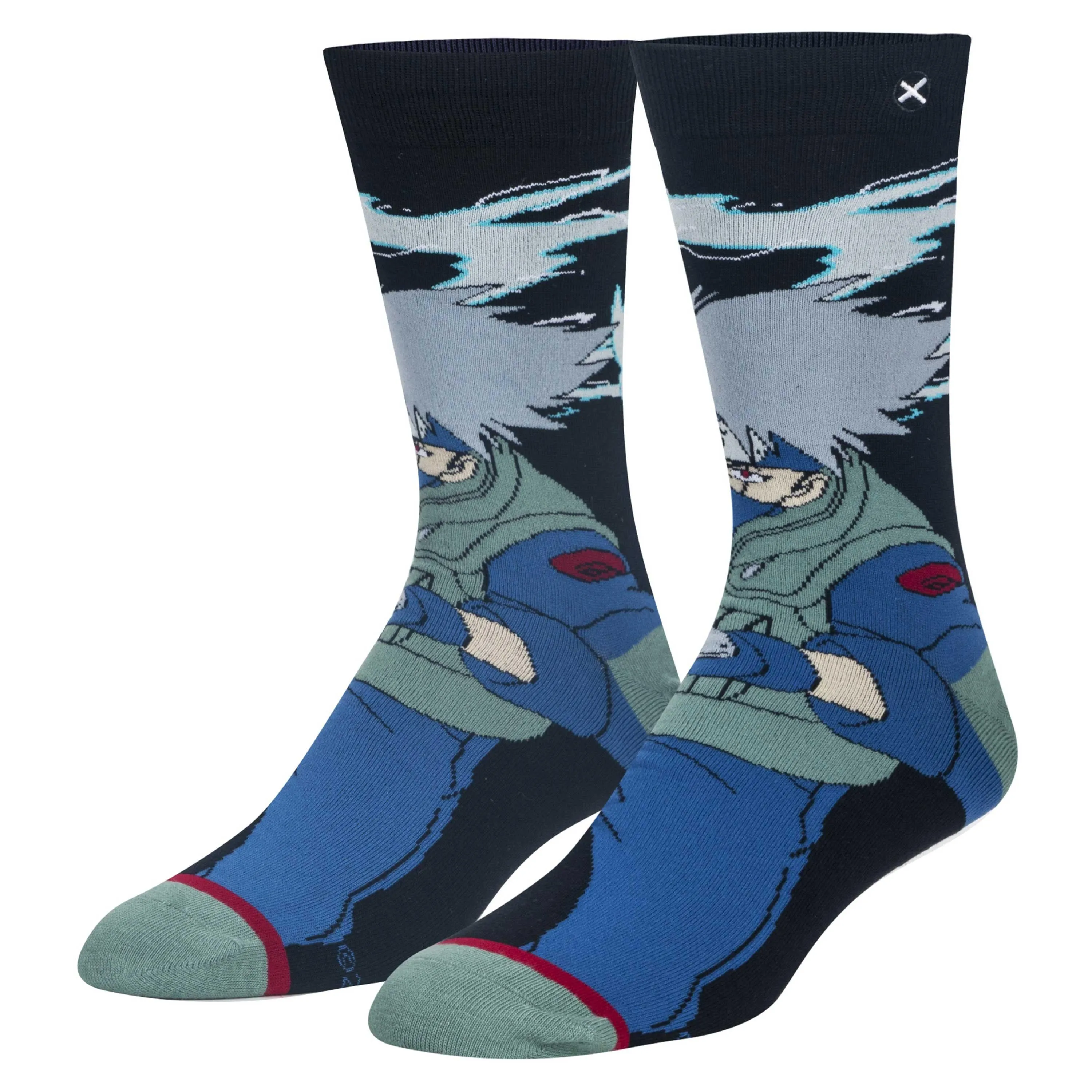 Naruto Shipuden Kakashi Hatake Unisex 360 Character Socks