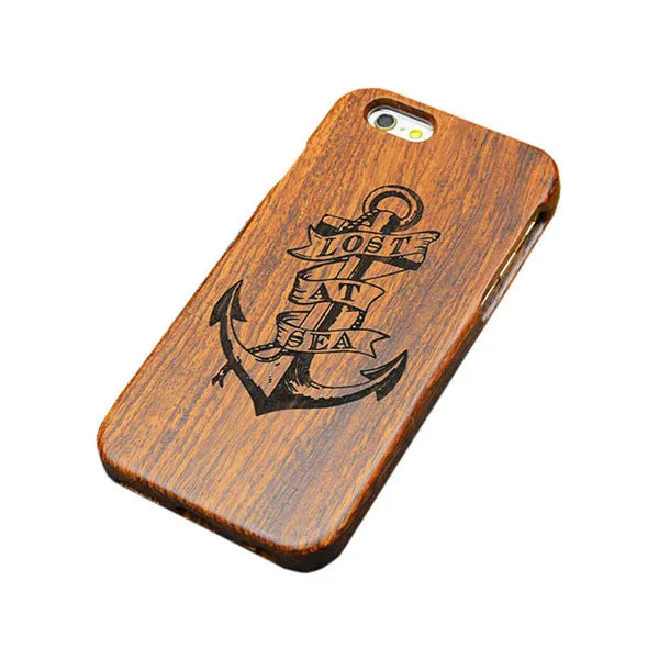 Natural Wood Case For iPhone 7 6 6s Plus SE 5 5s Cover