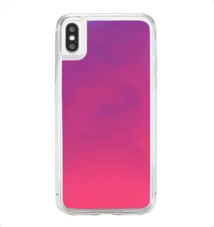 Neon Sand Case- Dark Blue & Pink