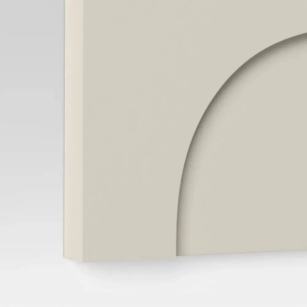 New - (Set of 4) 12" x 12" 3D Decorative Graphic Tiles White - Threshold