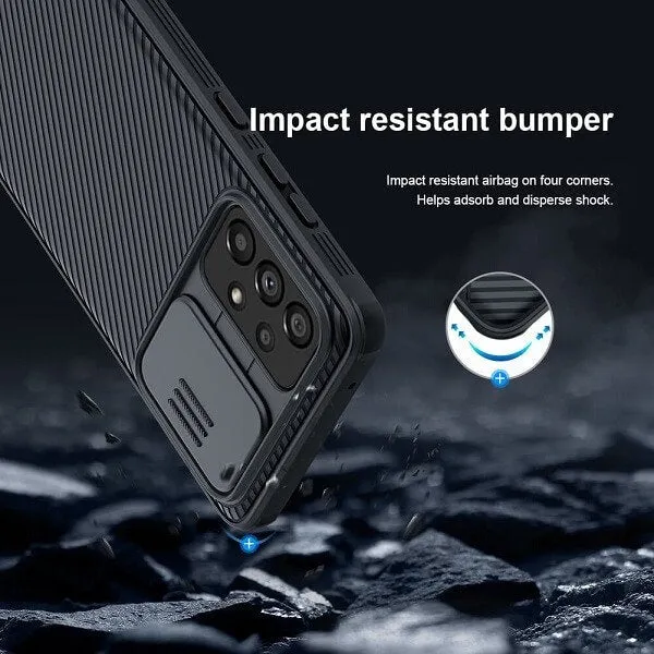 Nillkin Samsung Galaxy A52 5G Case, CamShield Series Slim Stylish Protective Case with Slide Camera Cover (Black)