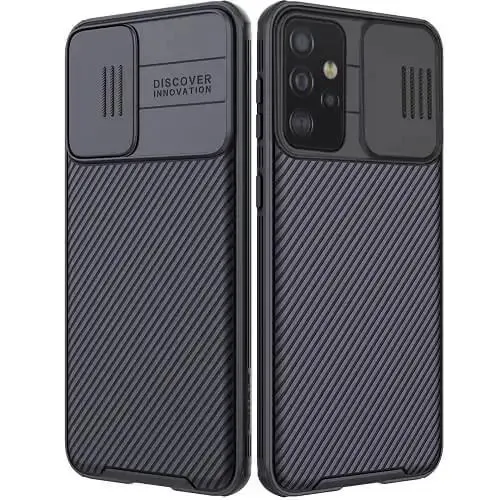 Nillkin Samsung Galaxy A52 5G Case, CamShield Series Slim Stylish Protective Case with Slide Camera Cover (Black)