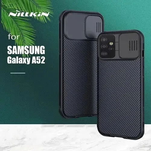 Nillkin Samsung Galaxy A52 5G Case, CamShield Series Slim Stylish Protective Case with Slide Camera Cover (Black)