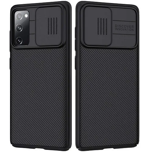 Nillkin Samsung Galaxy S20 FE 5G Case, CamShield Series Slim Stylish Protective Case with Slide Camera Cover (Black)