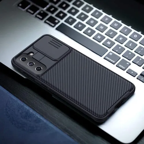 Nillkin Samsung Galaxy S21 5G Case, CamShield Series Slim Stylish Protective Case with Slide Camera Cover (Black)