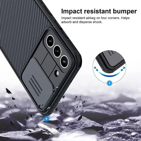 Nillkin Samsung Galaxy S21 5G Case, CamShield Series Slim Stylish Protective Case with Slide Camera Cover (Black)