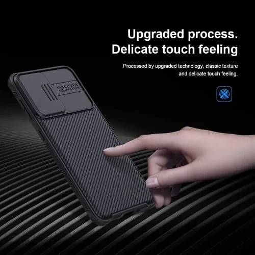 Nillkin Samsung Galaxy S21 5G Case, CamShield Series Slim Stylish Protective Case with Slide Camera Cover (Black)