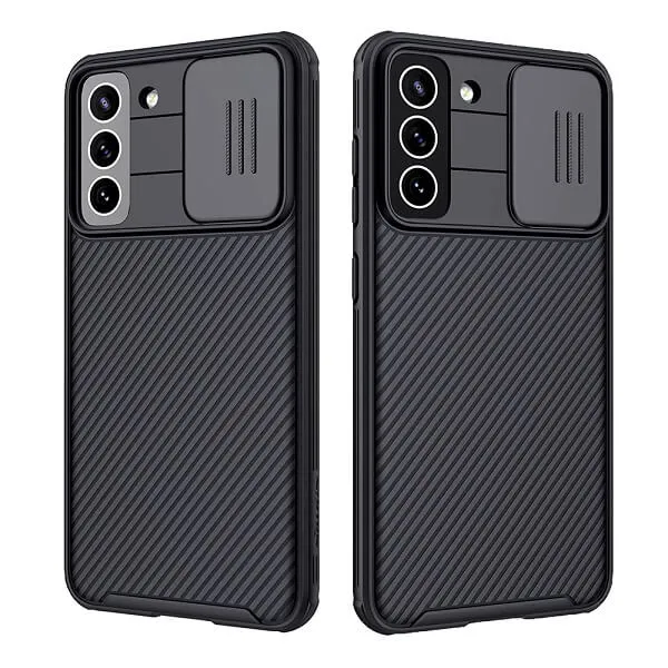 Nillkin Samsung Galaxy S22 Plus 5G Case, CamShield Series Slim Stylish Protective Case with Slide Camera Cover (Black)